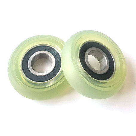 PUR600250-15 Round PU Wheel 15x50x15mm Soft Wheels for sliding door